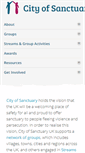 Mobile Screenshot of cityofsanctuary.org